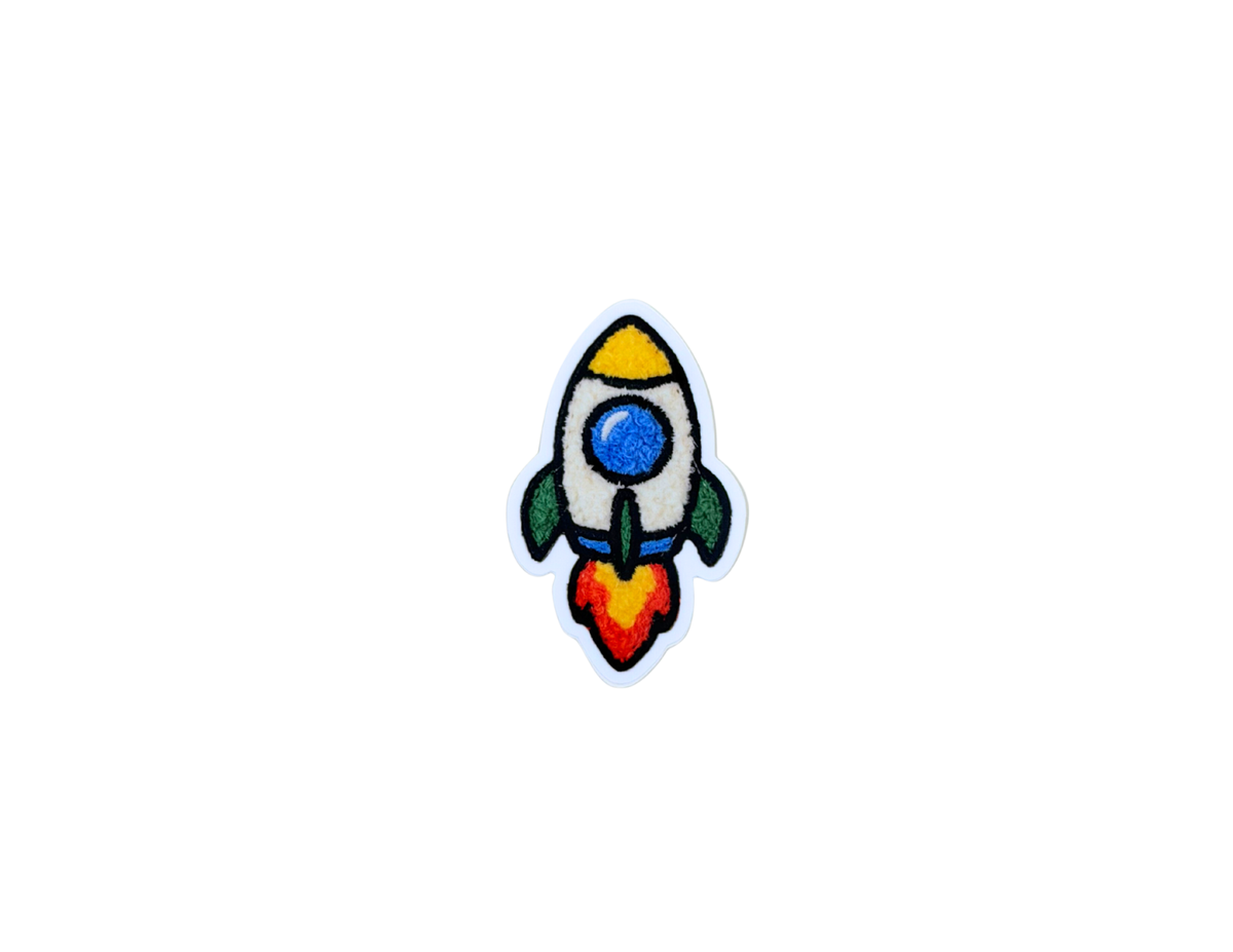 Blast Off Vinyl Sticker